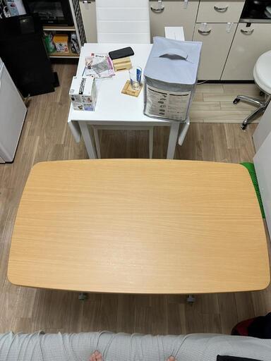 値下げ！高さ調節可能 折畳みテーブル