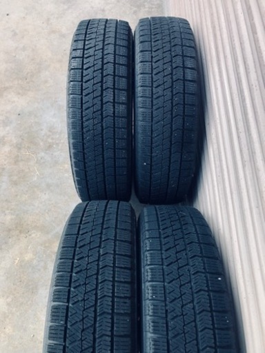 冬タイヤ  155/65R14  BS製アルミ付ブリヂストン製スタッドレス4本組