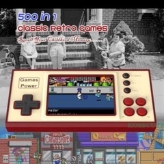 値下げました。他に無い商品　新品ファミコン　500ゲーム内蔵　TVにも繋げるの画像