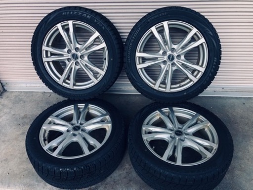 冬タイヤ 225/50R17 プリウス用アルミ付きスタッドレス4本組