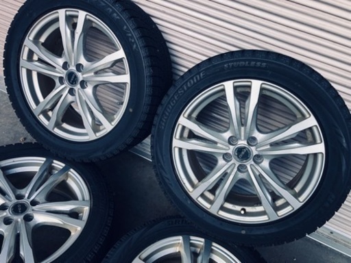 冬タイヤ 225/50R17 プリウス用アルミ付きスタッドレス4本組