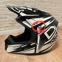 スノーモービル  ヘルメット　モトクロス　fox マウンテンバイク　Lサイズ　59〜60 の画像