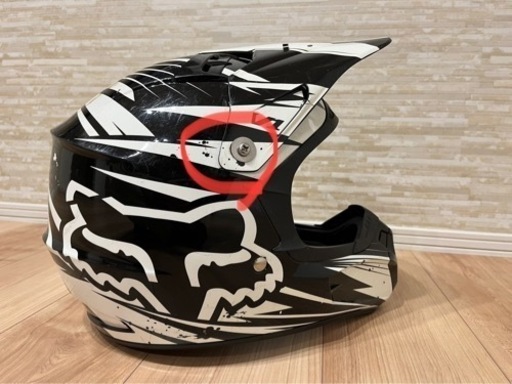 スノーモービル  ヘルメット　モトクロス　fox マウンテンバイク　Lサイズ　59〜60