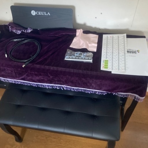 電子ピアノ 88鍵  MIDI グレードハンマー3鍵盤 3本ペダル 2人イス