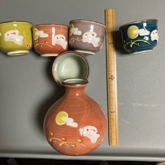 徳利1個　おちょこ5個セットの画像