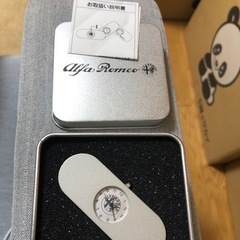 アルファロメオ　温度湿度計の画像