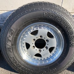 ドタキャンされたのでリベンジです。ブリヂストンホイール！ジオランダーMTタイヤ美品の画像