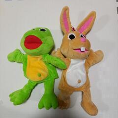 ディズニー英語システム　dwe フロギー&バニーパペット