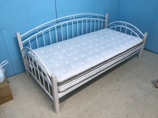 フレーム＆マットレス  シングルベッド　可愛い系　Nーsleep  お得セット