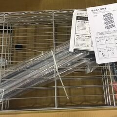 売約済み！B280【定価6980円⇒3400円】メタルマルチシェルフ4段 60 クロム MS-635124CRの画像