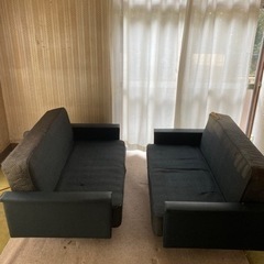 ソファーベッド　2つセット差し上げます！の画像