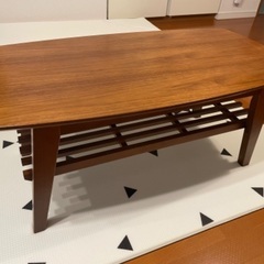 木製ローテーブル
