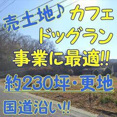 高速ICより車５分★国道沿い★事業に最適な更地★ドッグランやカフ...