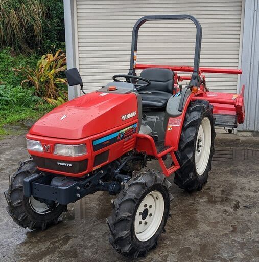 鹿児島発ヤンマー26馬力ディーゼルトラクターAF226　パワステ　モンローオート　前輪タイヤ新品爪新品タイヤ