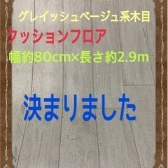 最終断捨離値下げ^_^ オシャレなシャビー系木目　クッションフロ...