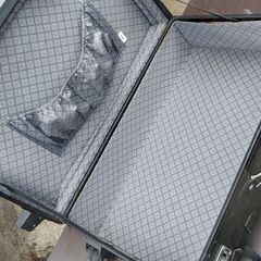 レトロキャリーケース　黒　の画像