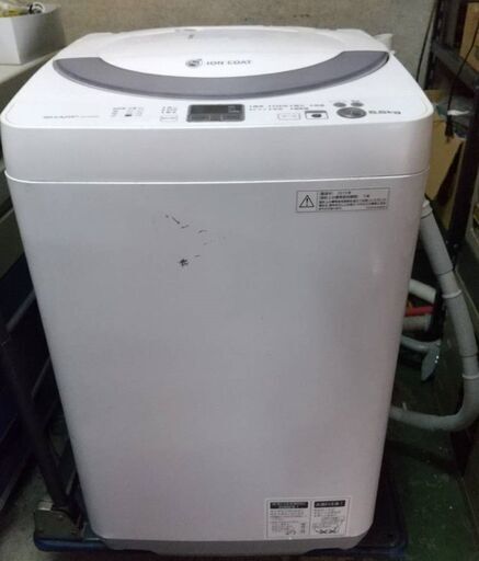 洗濯機　中古　擦り傷あり　5.5ｋｇ