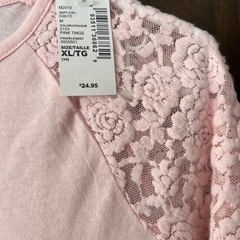 【新品未使用】キッズ　日本未発売　ガールズ長袖Tシャツ　150cmの画像