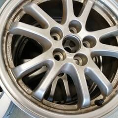 【送料込】50プリウス　15インチ 純正ホイール タイヤセット 4本 ☆50プリウス純正15インチホイール4本セット☆中古良品