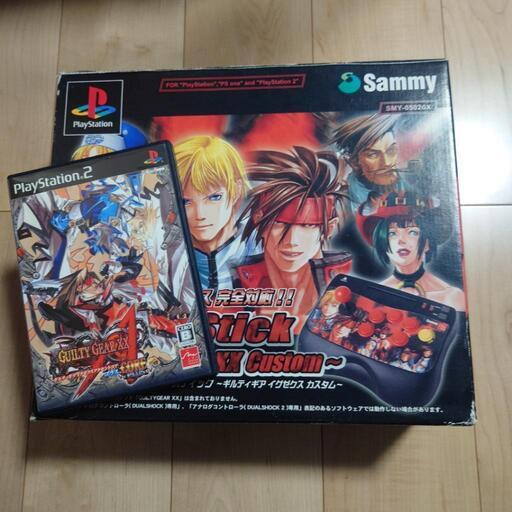 【PS2 中古】ギルティギア ゲームソフト＆Fighters Stick