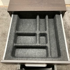 ◼️【中古品】サイドデスク 机 収納棚の画像