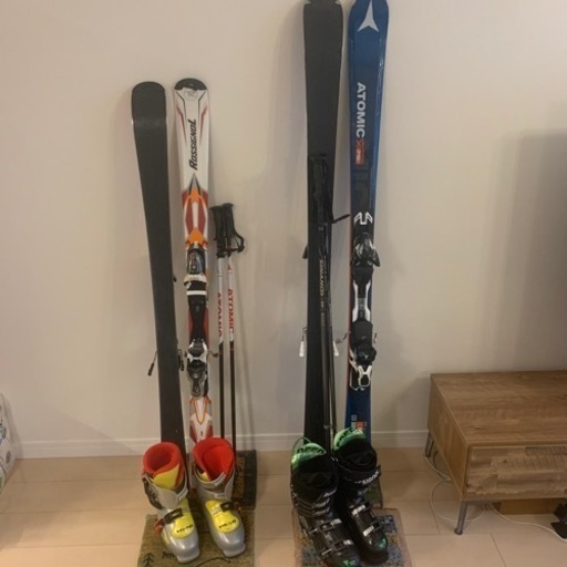 2年前に北海道の石井スポーツで購入‼️スキーセット　ATOMIC ROSSIGNOL バラ売り可