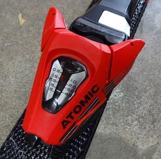 アトミック カービングスキー REDSTER J2 140cm ストック・ビンディング付き ジュニア用 ATOMIC 3点セット レッ
