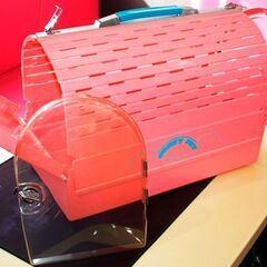 ペットキャリー 小型犬 猫 ケージ ドッグキャリーの画像