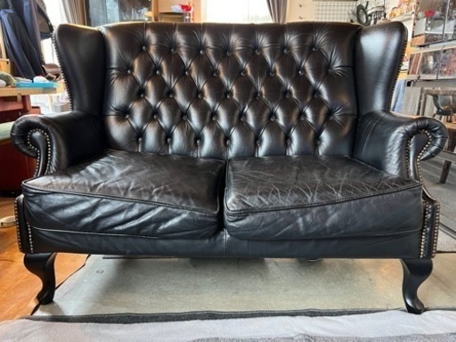 ソファ　チェスターフィールド　(最終値下げ) (SALE)