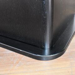 ≪y471≫美品 Shirakawa/シラカワ 引出し付き 4人用 ダイニングテーブル 1本脚 リビング/ダイニング 41117-03