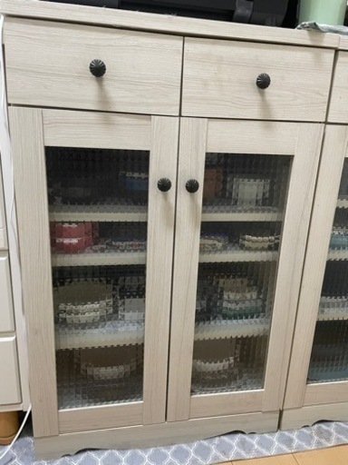 食器棚2個セット
