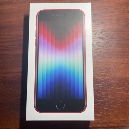 AppleiPhoneSE第3世代64GB RED MMYE3J/A 新品未使用