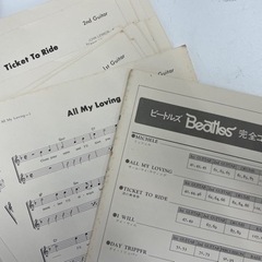 J0033【中古】ビートルズ完全コピー集 VOL.①② シンコーミュージックの画像