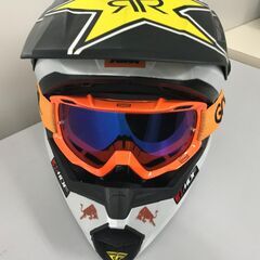 😸【良品】KTMモトクロスヘルメットオフロードヘルメットの画像