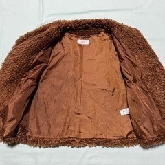 AZUL アズール　ジャケット　サイズS　ブラウン　茶　ボア　レディースの画像
