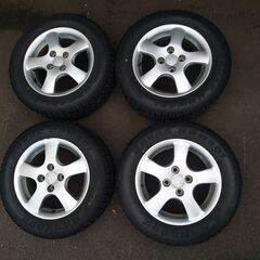 スパイク タイヤ ホイール セット 10部山 185 / 65 R14