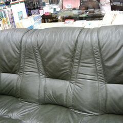 オランダ ダッチカントリー 3人掛けソファ 本革 幅190×奥85×高