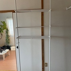 [取引決まりました]ニトリ　つっぱりラック　錆あり
