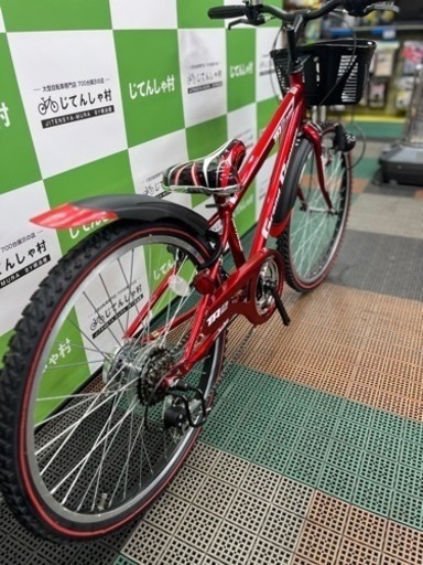 【新車!!台数限定セール!!】24インチ 子供用自転車【整備済】