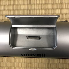 懐かしmaxellのiPod用ドックスピーカーの画像