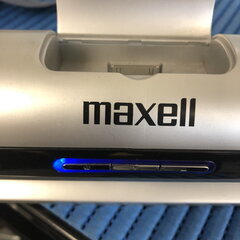 懐かしmaxellのiPod用ドックスピーカーの画像