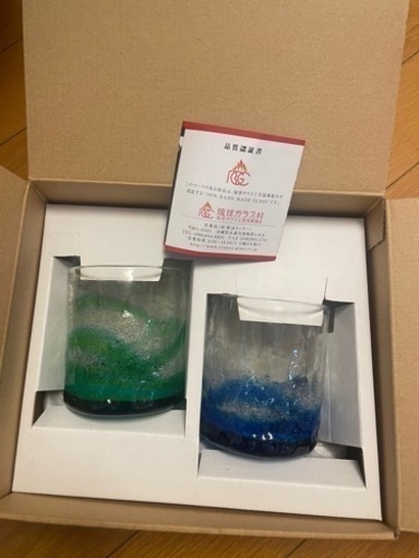 琉球ガラス村　ガラスペアセット
