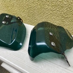 バイク　ハンドルカバー　ハンドルバイザーの画像