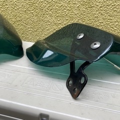 バイク　ハンドルカバー　ハンドルバイザーの画像