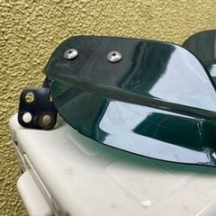 バイク　ハンドルカバー　ハンドルバイザーの画像