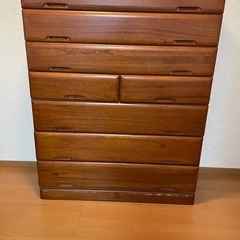 和服他収納可能の7段ハイチェスト