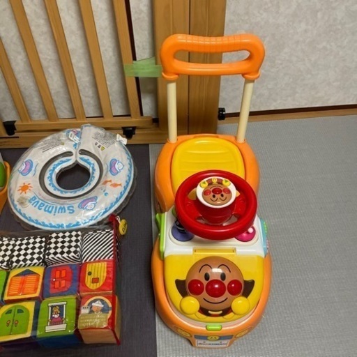 おまけ付き、ベビーゲート、木製オートマチックゲート 、グランドールインターナショナル製、神奈川県平塚市より直接手渡し可能