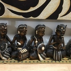 バリ島木彫り（楽器演奏）