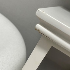 テレビ台　白色引き出し二つの画像