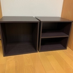 【お譲り決定】スクエアボックス　2タイプの画像